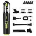 SEESE Car Vacuum Portable Cordless, 20000Pa 2 in 1 Vacuum Cleaner&Air Duster, 100W Brushless Motor Handheld Vacuum Cordless with 6000mAh Battery, Multi-Nozzles for Car, Home, Office, Pet